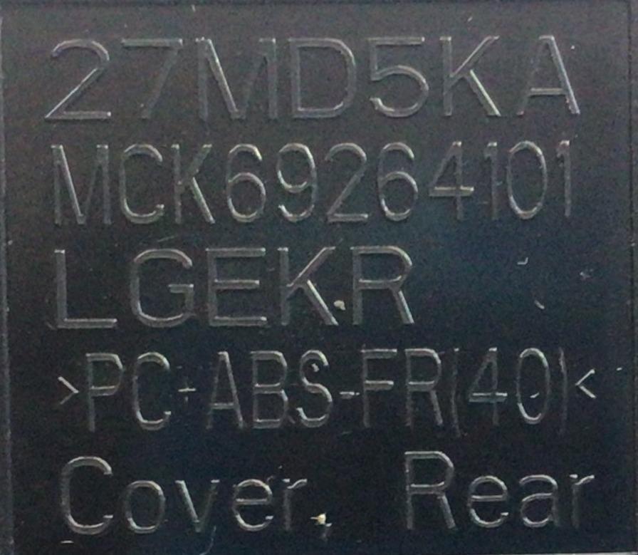 BOCINA PARA TV LG (1 PIEZA) / NUMERO DE PARTE  EAB64408802 / MCK69264001 / MODELO 27MD5KA / 27MD5KLB - Imagen 3